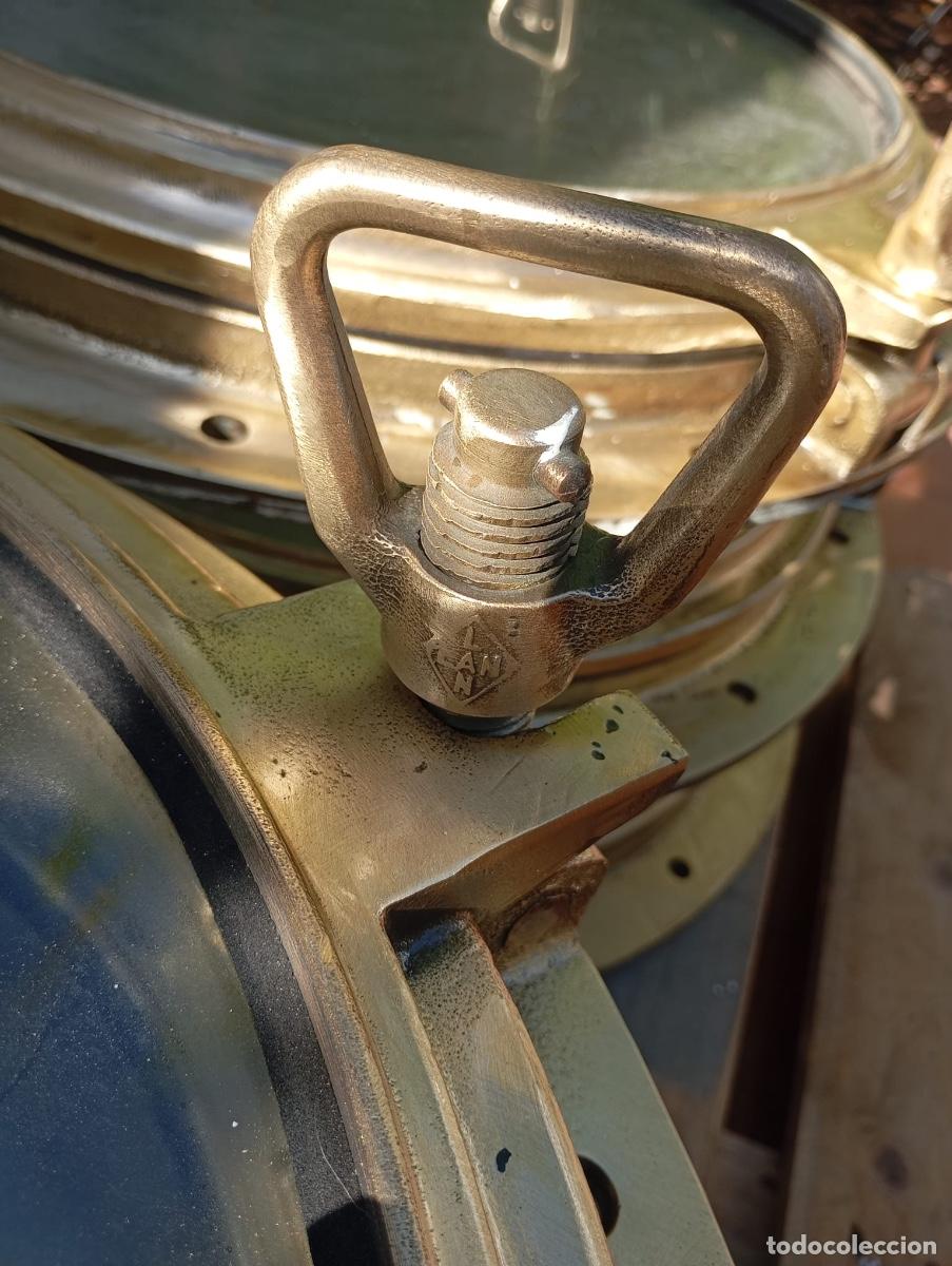 Antig&uuml;edades: Ojos de buey portillos bronce macizo