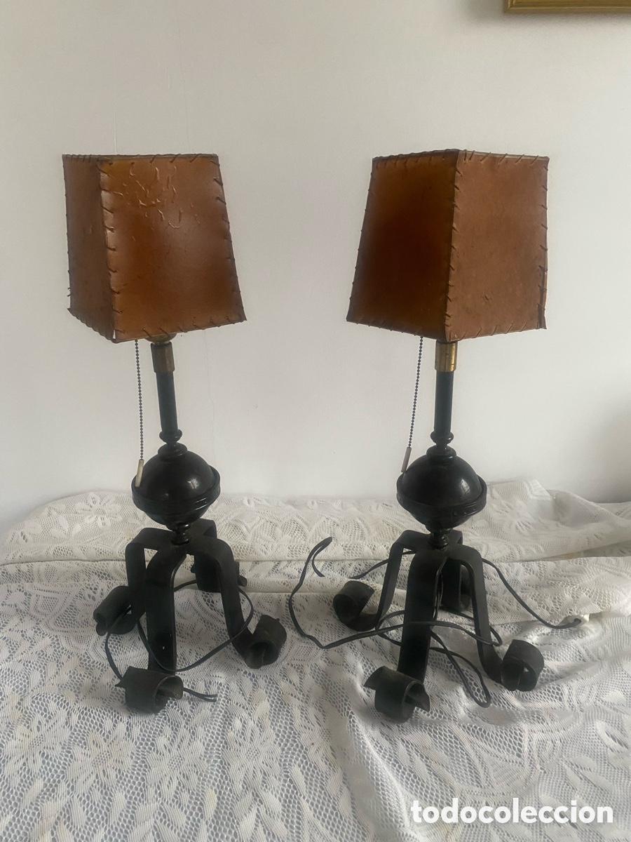 Antig&uuml;edades: L&aacute;mparas vintage de sobremesa