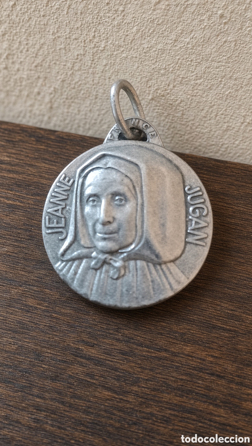 Antig&uuml;edades: Antigua medalla de Santa Juana Jugan (Jeanne Jugan)