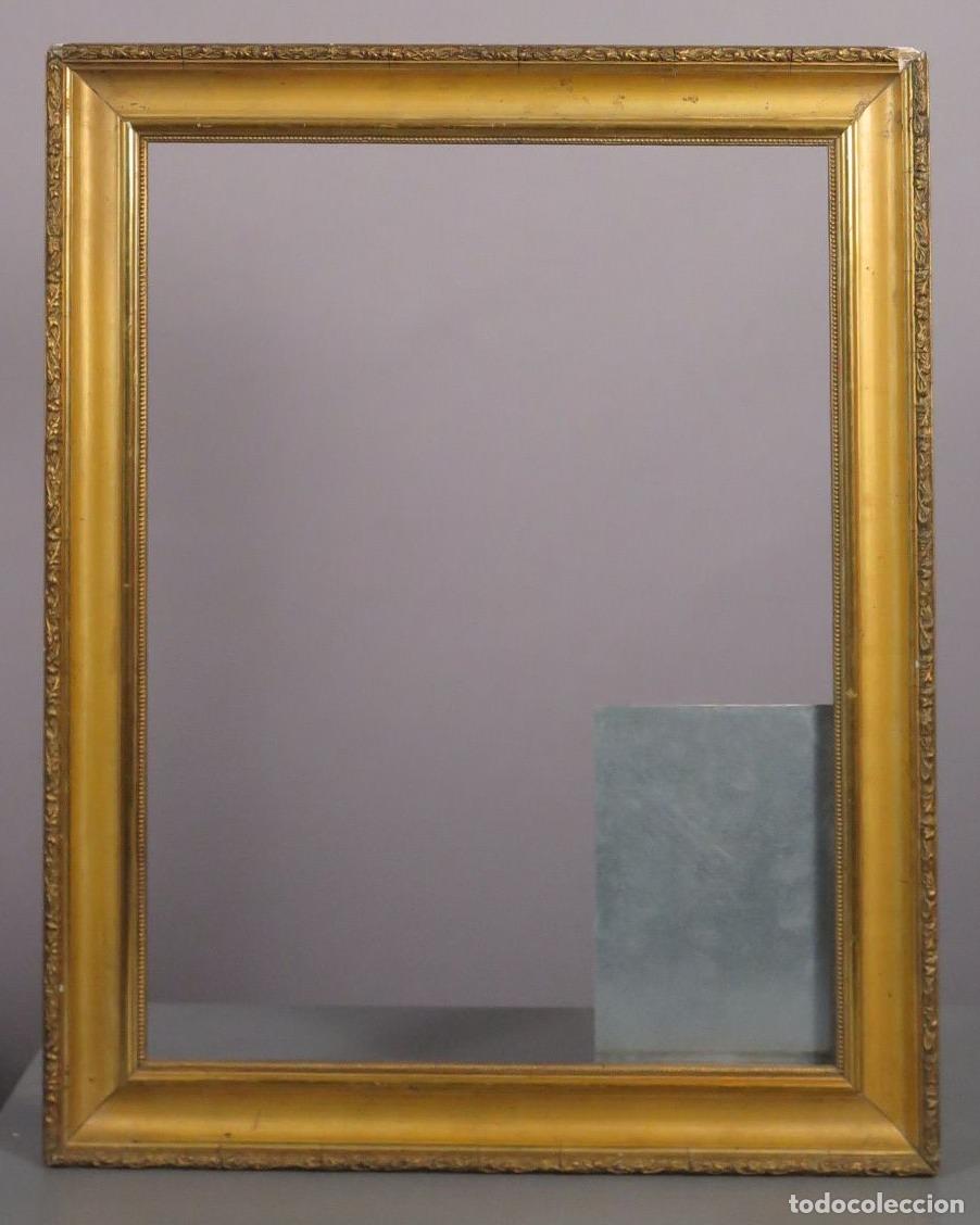 Antig&uuml;edades: MARCO. MADERA DORADA. FINALES SIGLO XIX - Foto 1
