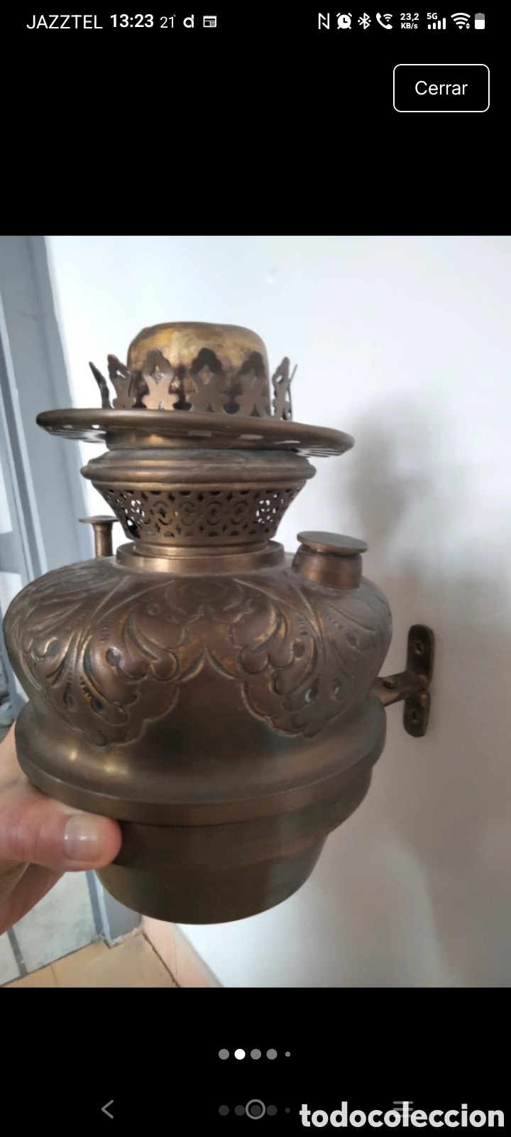 Antig&uuml;edades: Quinque Marca J P Par&iacute;s Antiguo Bronce - Foto 2
