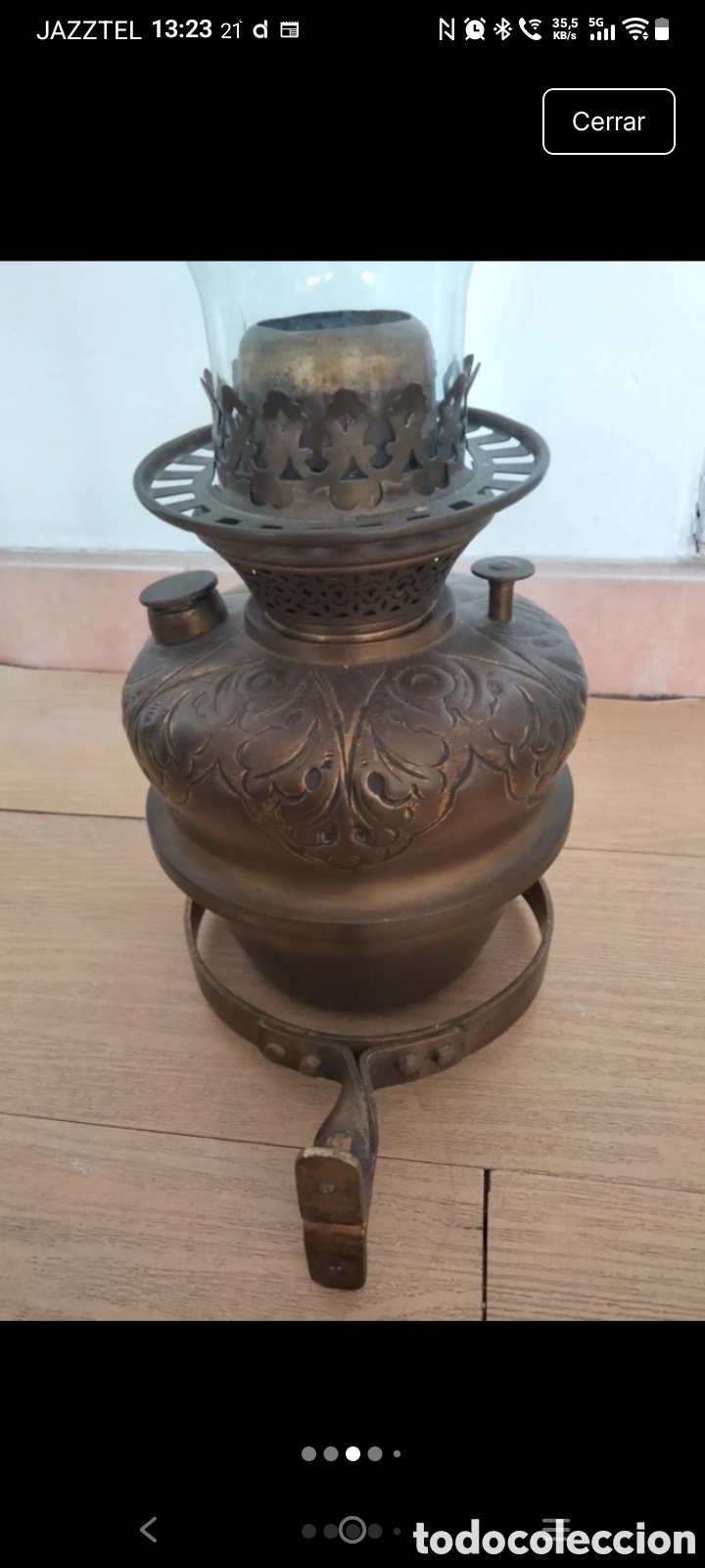 Antig&uuml;edades: Quinque Marca J P Par&iacute;s Antiguo Bronce - Foto 3