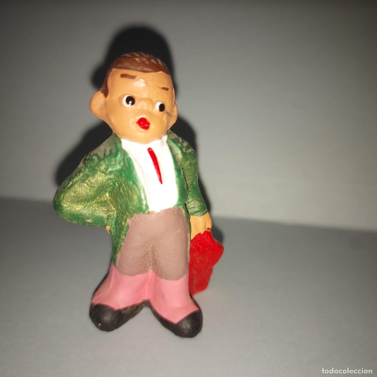 Antig&uuml;edades: ANTIGUA FIGURA DE TERRACOTA O BARRO TORERO, ALBOROX, A&Ntilde;OS 80