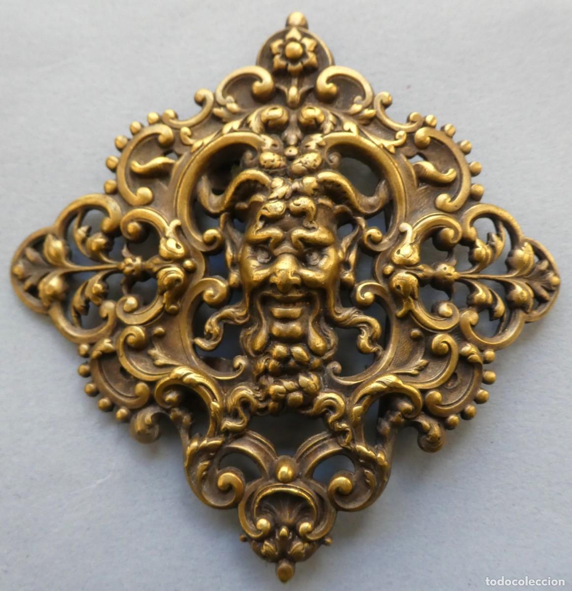Antig&uuml;edades: ANTIGUA HEBILLA ART DECO METAL PPIO.S.XX