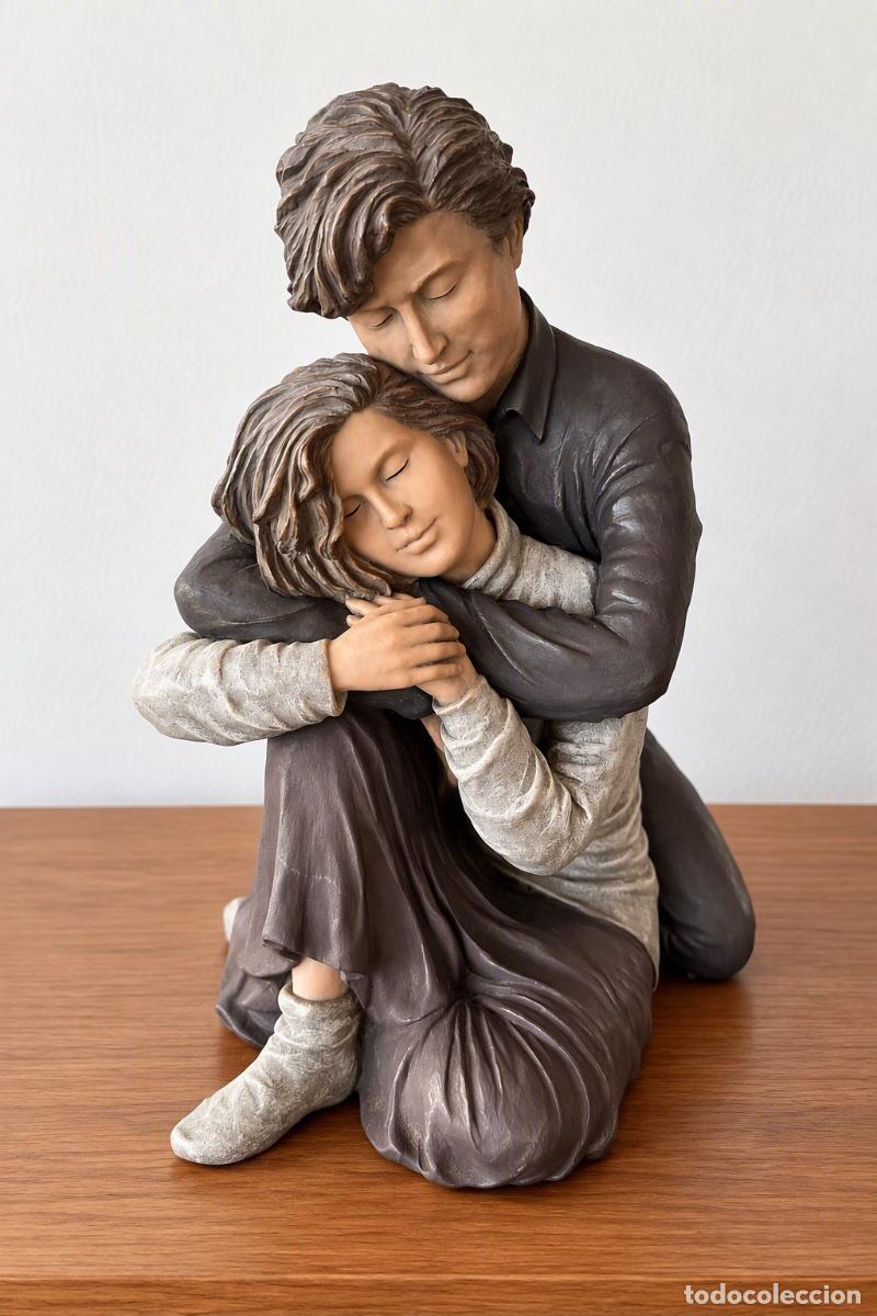 Antig&uuml;edades: Escultura ELISA Montserrat Ribes &ndash; Enamorados / Lovers &ndash; Edici&oacute;n Limitada &ndash; Figura de Colecci&oacute;n
