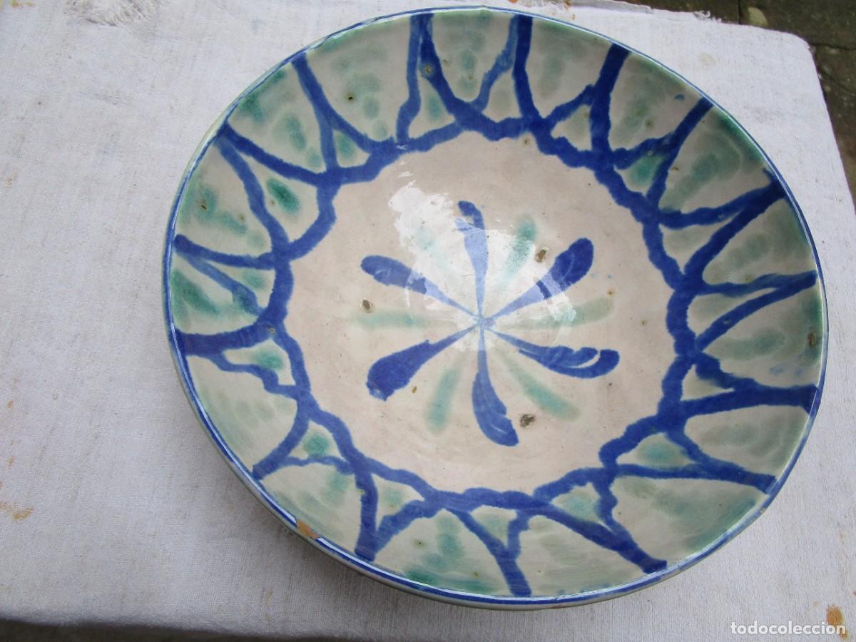Antig&uuml;edades: Excelente lebrillo cuenco FAJALAUZA GRANADA? - 27x10cm 1,4kg. Excelente conservaci&oacute;n, limpio. + info