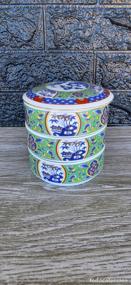 Antig&uuml;edades: Juego Cajas Chinas apilables - Foto 2