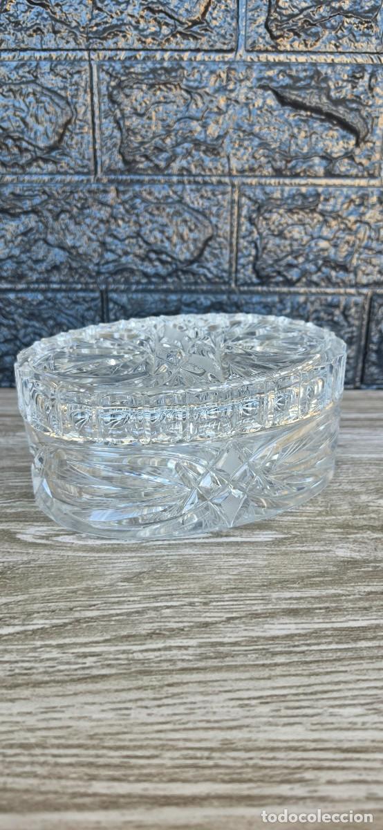Antig&uuml;edades: Caja de cristal labrado - Foto 2