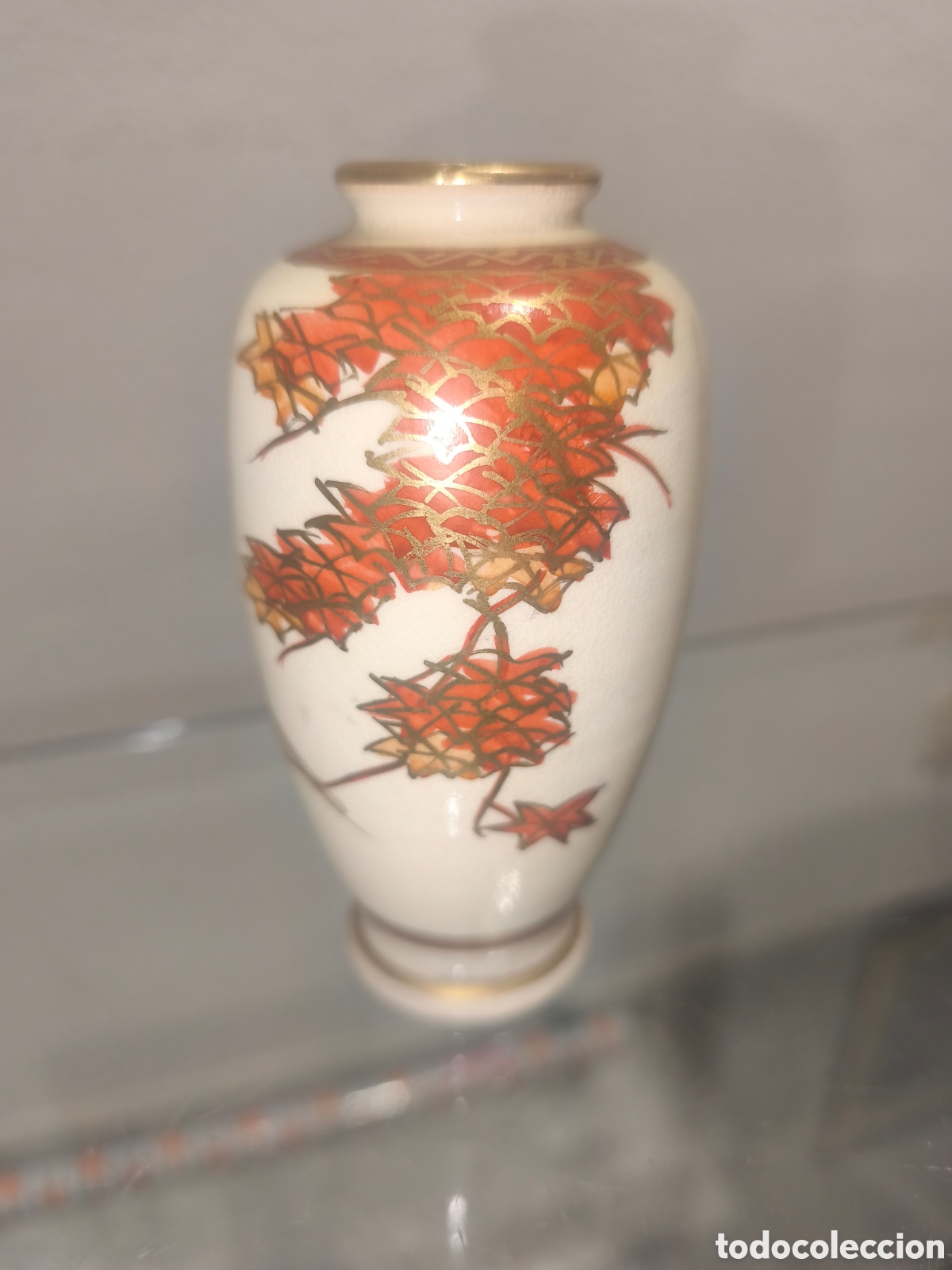 Antig&uuml;edades: Hermoso Jarr&oacute;n Peque&ntilde;o de Cer&aacute;mica Japonesa