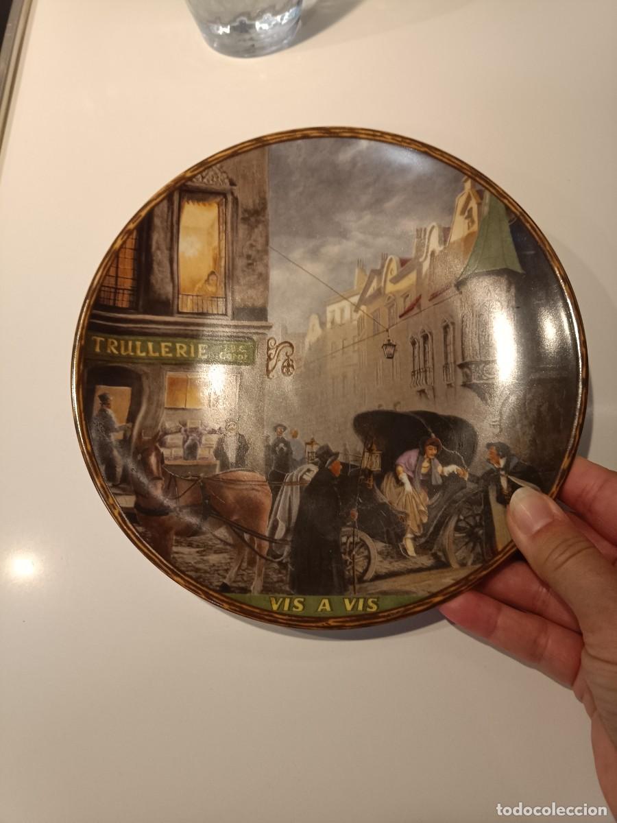 Antig&uuml;edades: Plata porcelana vintage - Edici&oacute;n Limitada 1928-1978 - Escena carruaje Vis a Vis Tuller&iacute;as&rdquo;
