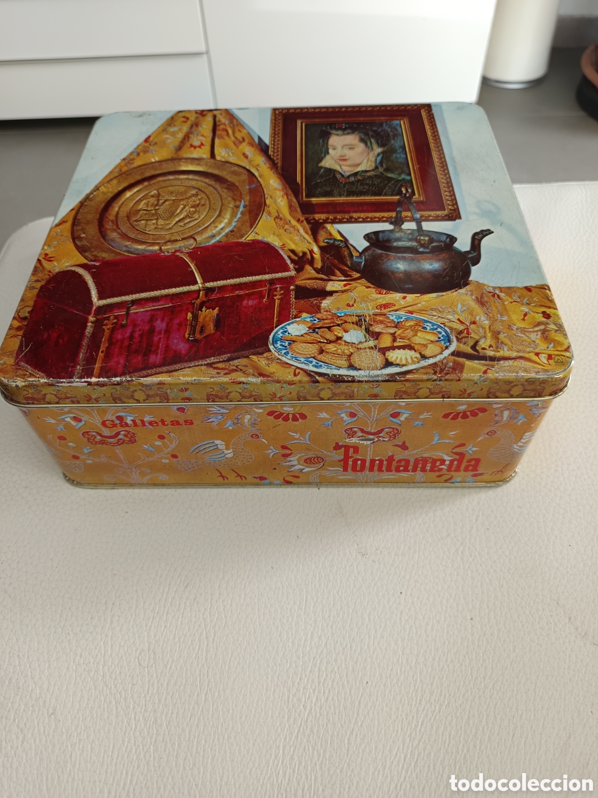 Oggetti Antichi: Antigua lata de galletas
