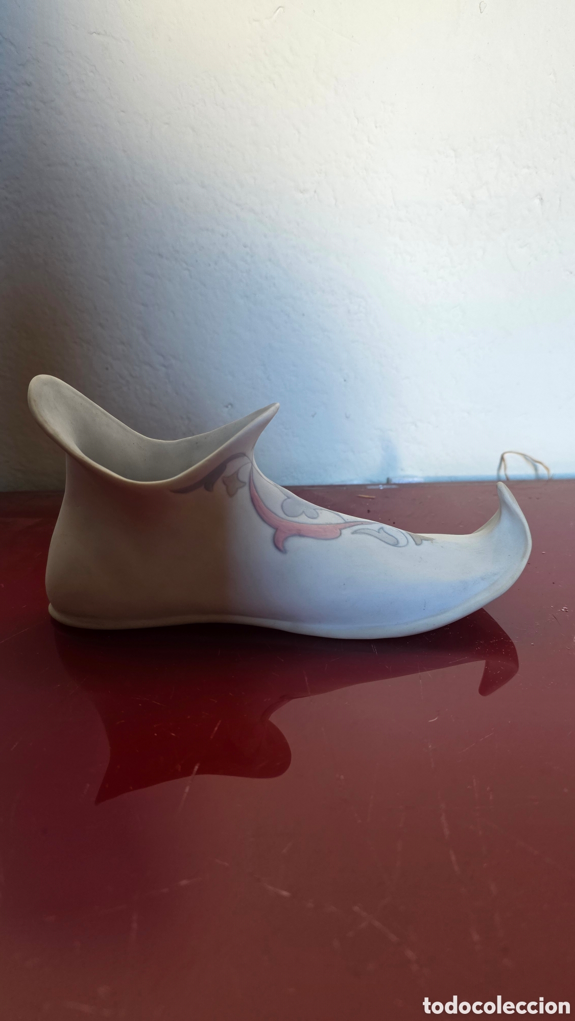 Antig&uuml;edades: Figura porcelana lladro bota oriental
