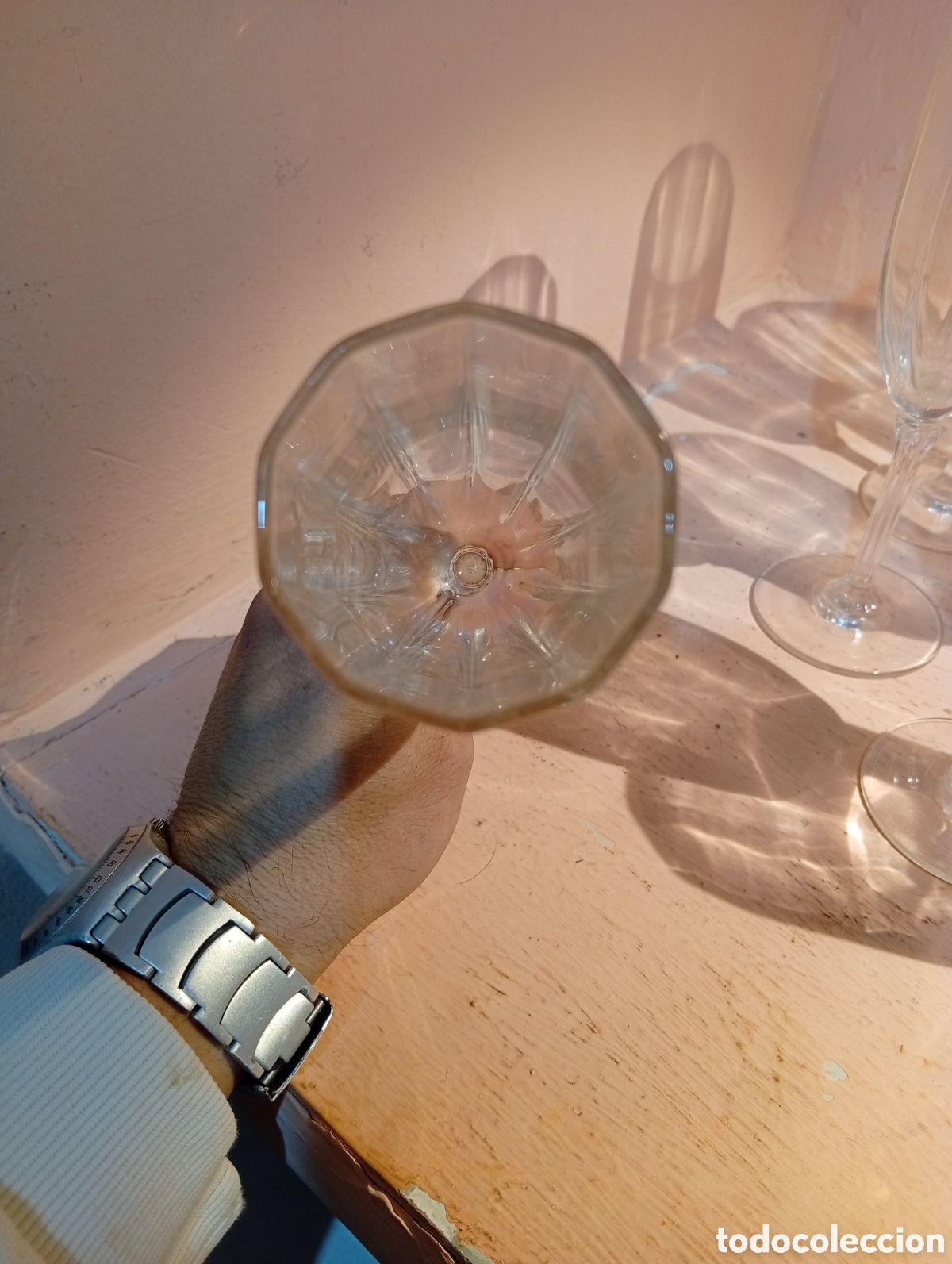 Antig&uuml;edades: Lote doce copas cava luminarc - Foto 3