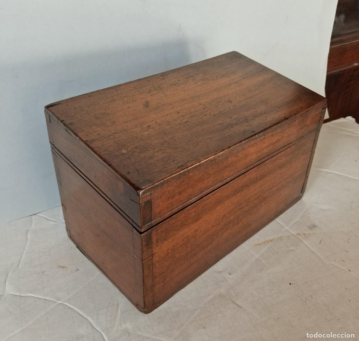 Antig&uuml;edades: Antigua caja portadocumentos inglesa De caoba - Foto 1