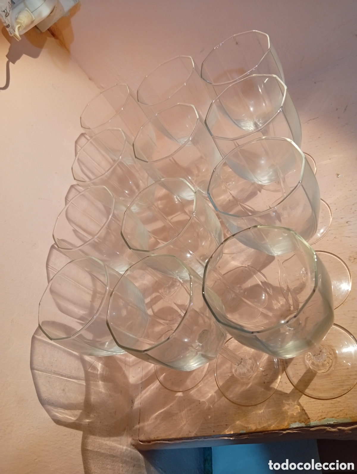 Antiquit&auml;ten: Lote 12 copas luminarc france
