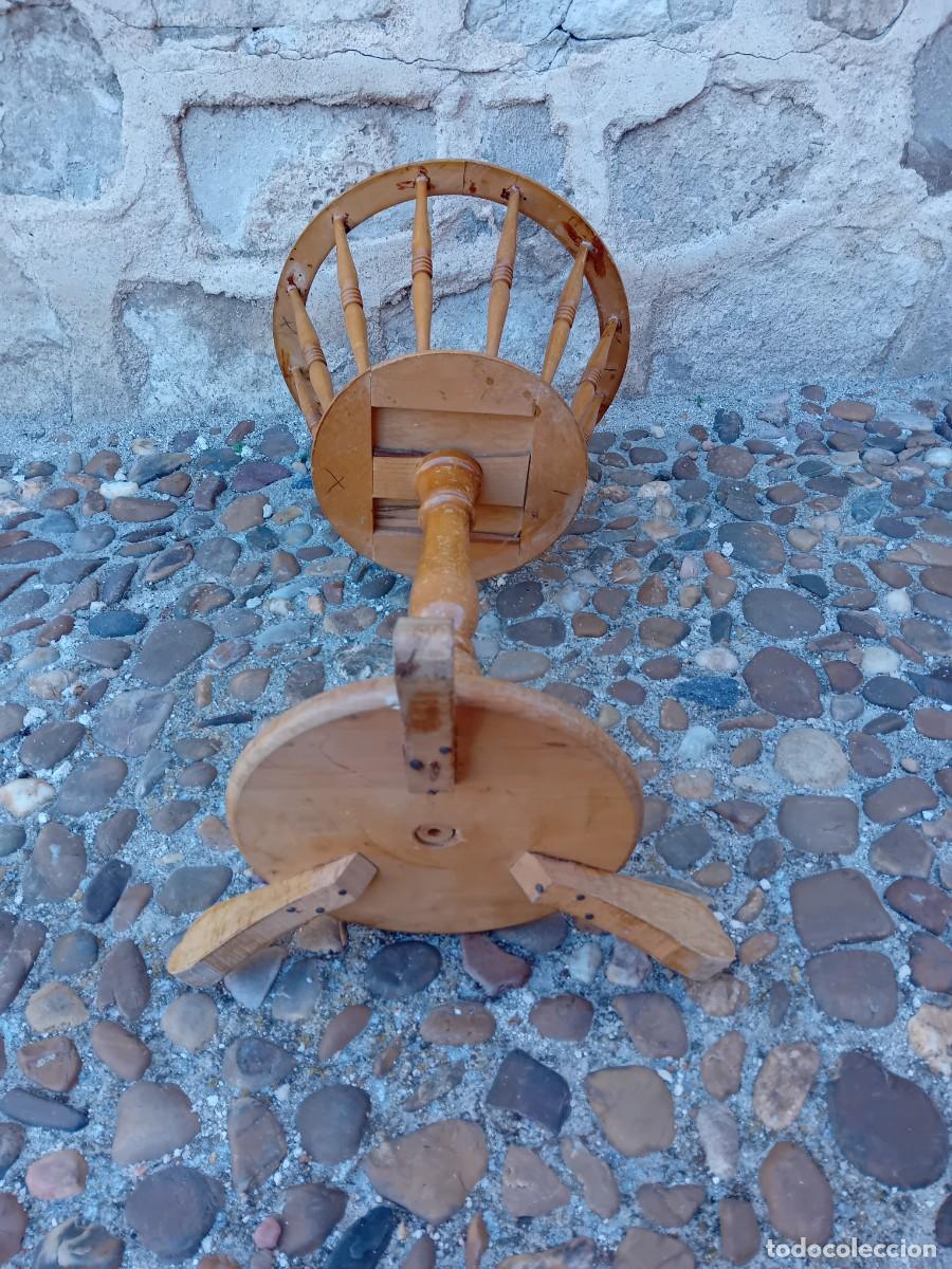 Antig&uuml;edades: Macetero de madera de haya siglo XX - Foto 4