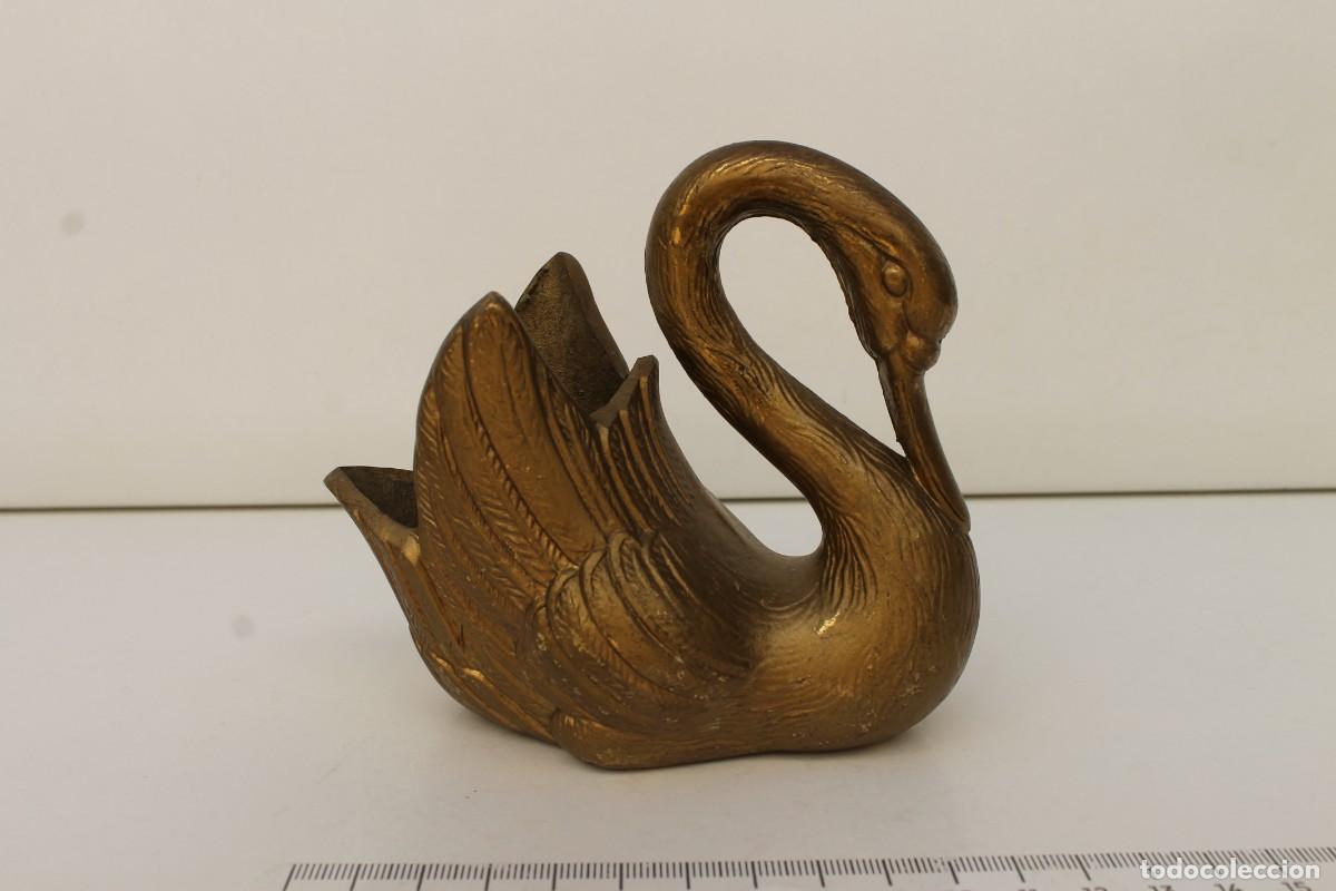 Antig&uuml;edades: BONITO CISNE DE BRONCE