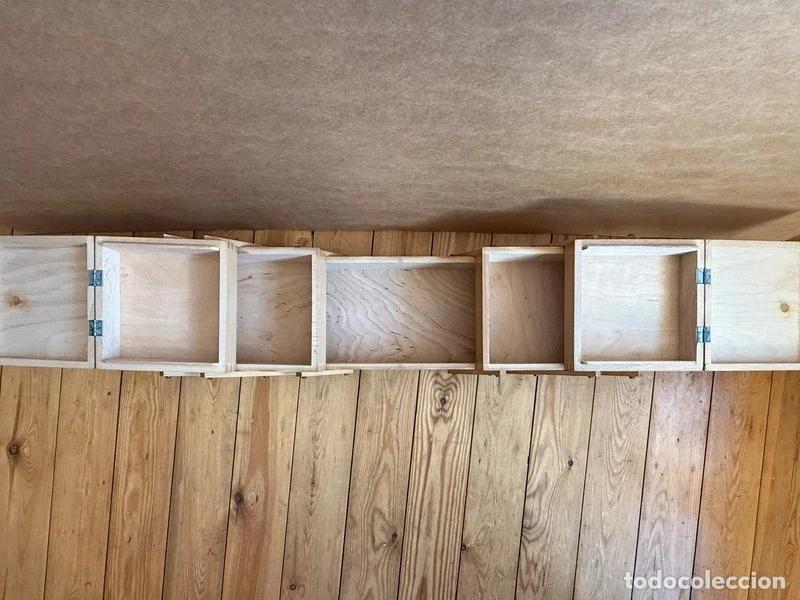 Antig&uuml;edades: Costurero de madera con compartimentos expandibles - Foto 3