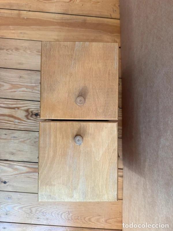 Antig&uuml;edades: Costurero de madera con compartimentos expandibles - Foto 6