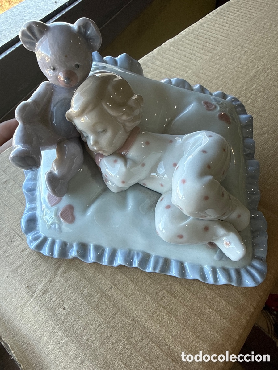 Antig&uuml;edades: Figura Lladro &ldquo;Contando Ovejas&rdquo; - Foto 3