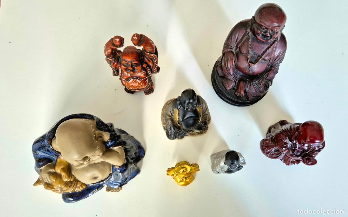 Antig&uuml;edades: Lote de 7 budas diferentes - Foto 2