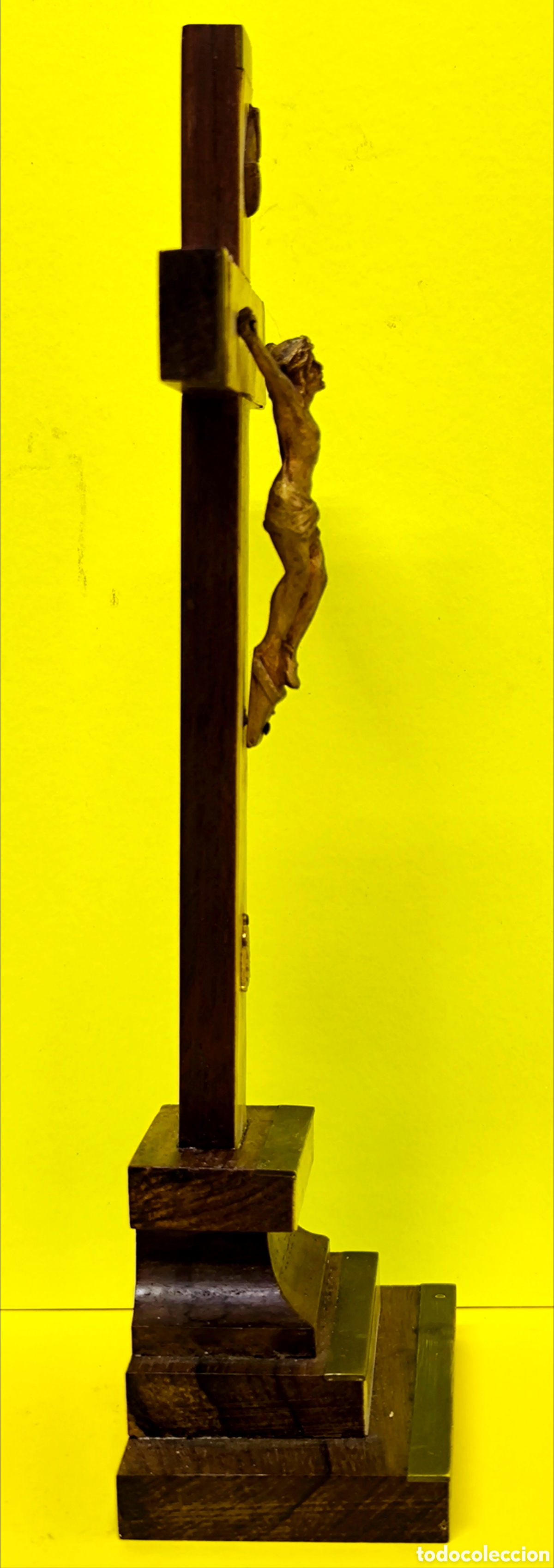 Antig&uuml;edades: CRUZ DE MADERA, NACAR, BRONCE Y METAL - Foto 6