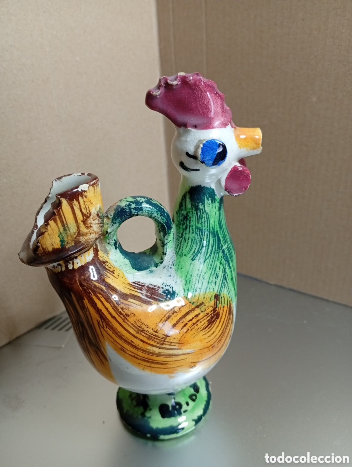 Antig&uuml;edades: Botijo zooforme manises - Foto 3