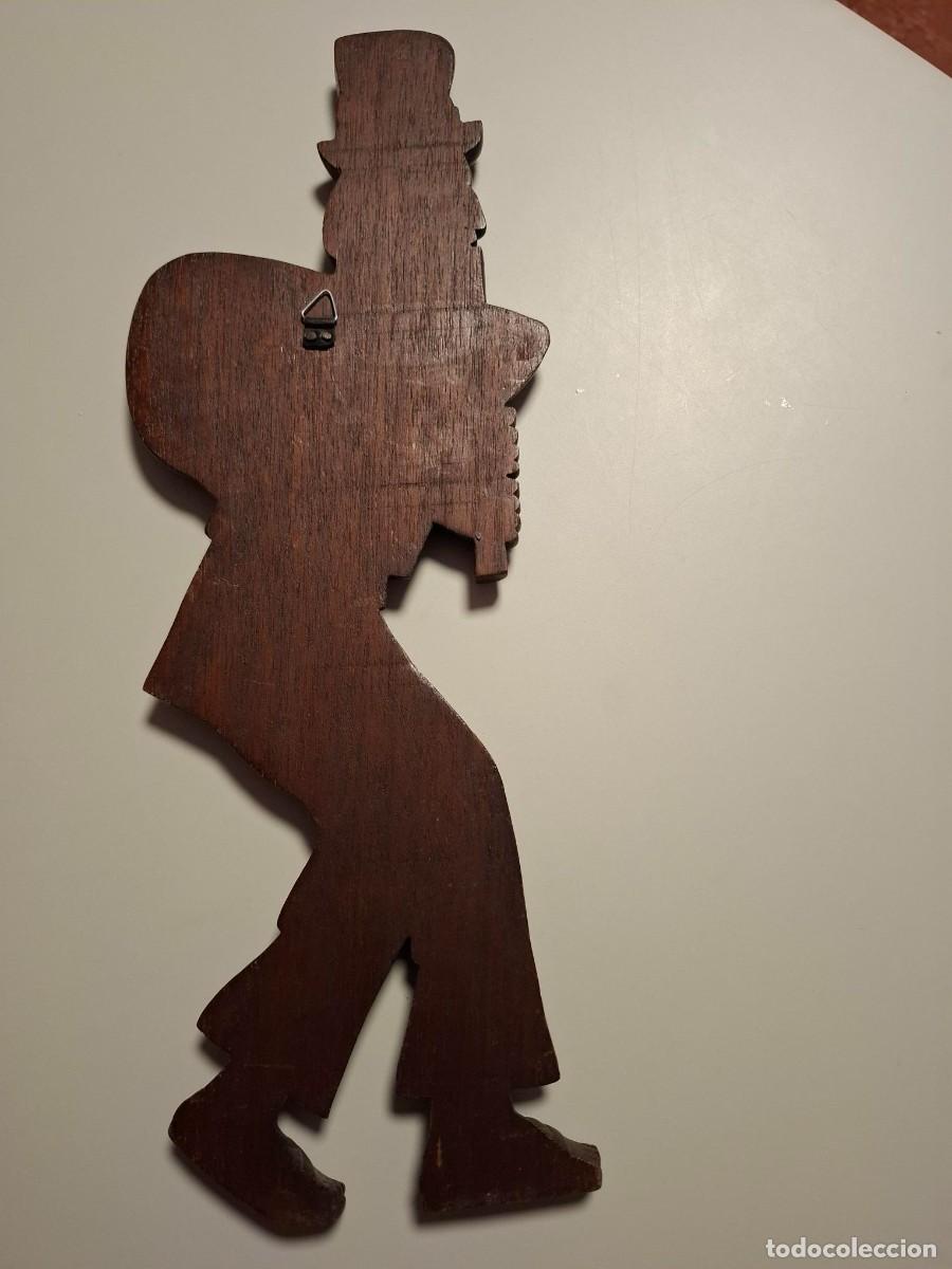 Antig&uuml;edades: Figuras de madera tallada peruanas para colgar - Foto 5