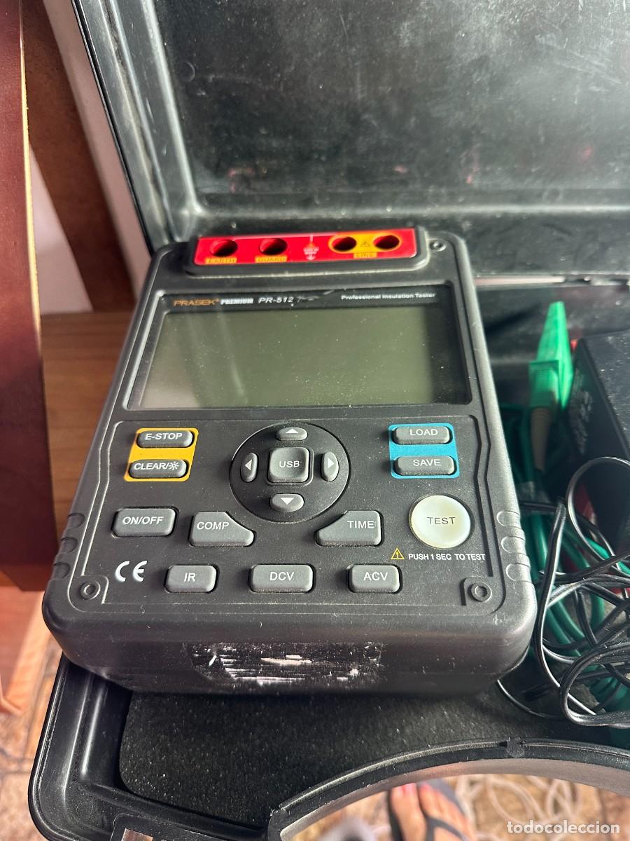 Antiquit&eacute;s: Prasek Premium PR-512 &ndash; Meg&oacute;hmetro Digital Profesional de 2500 V con Malet&iacute;n y Accesorios