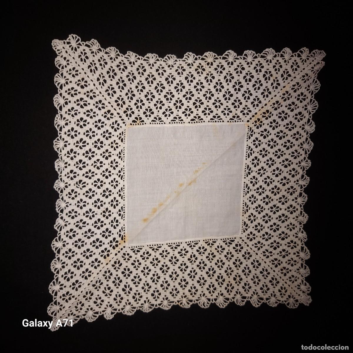 Oggetti Antichi: PA&Ntilde;UELO ANTIGUO O TAPETE ARTESANAL DE ENCAJE / NUEVO