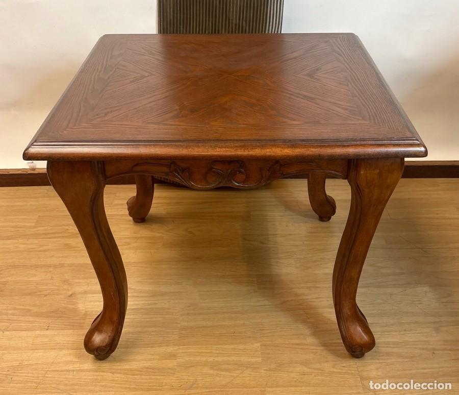 Antig&uuml;edades: Mesa de Centro Cl&aacute;sica Cuadrada - Foto 7