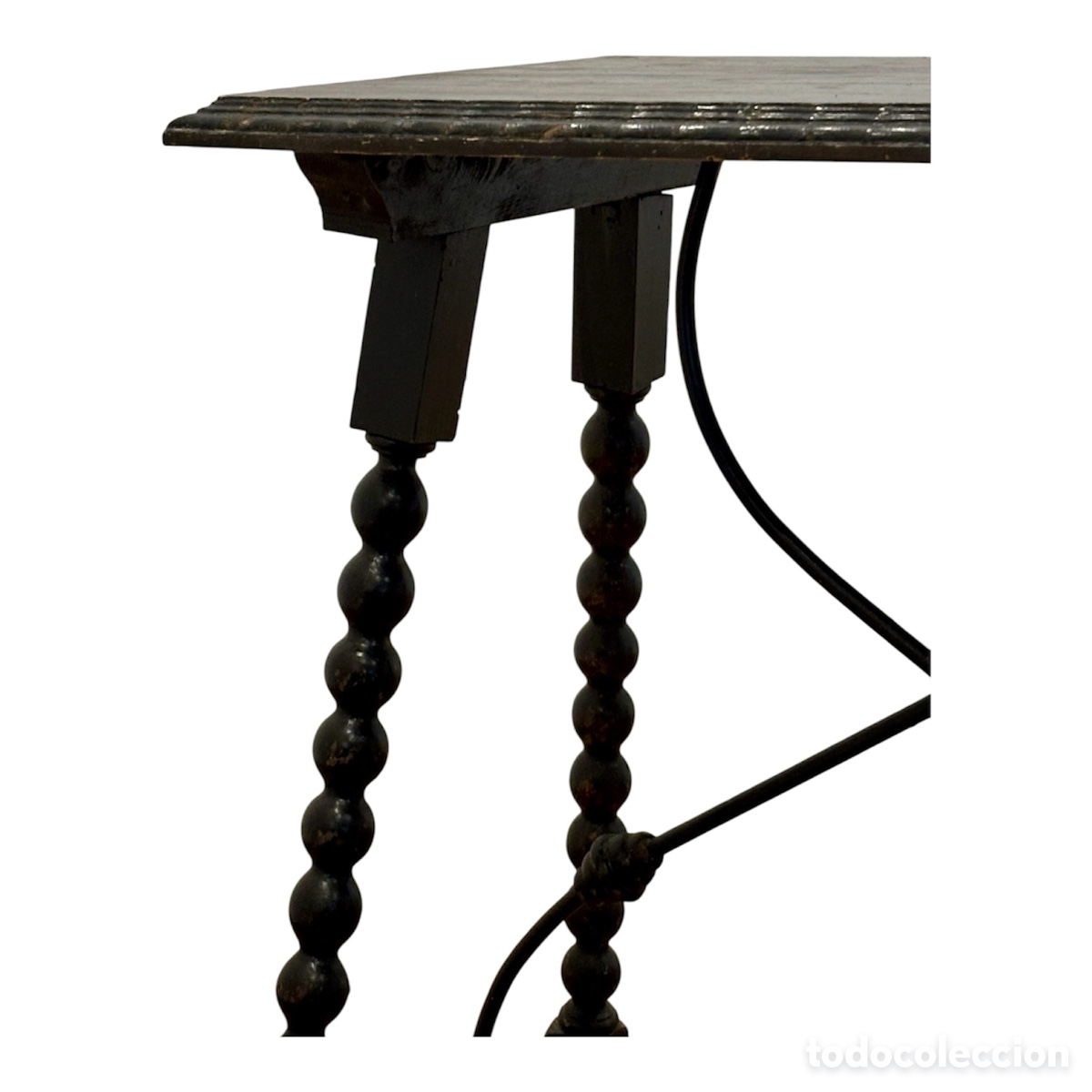 Antig&uuml;edades: Mesa auxiliar francesa Circa 1880. - Foto 4