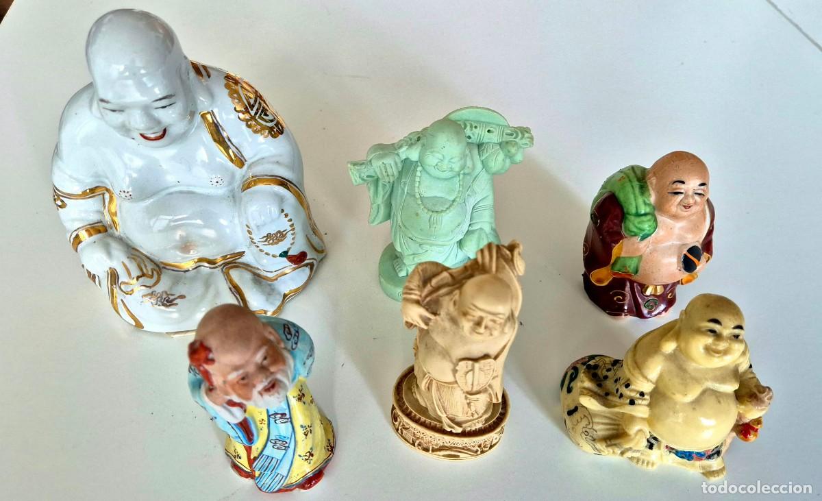 Antig&uuml;edades: Lote de 6 budas diferentes - Foto 2