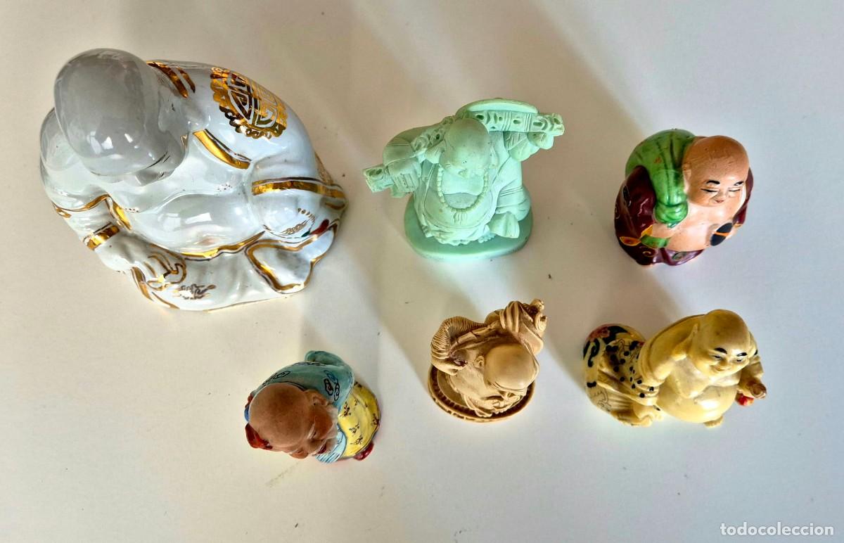 Antig&uuml;edades: Lote de 6 budas diferentes - Foto 3