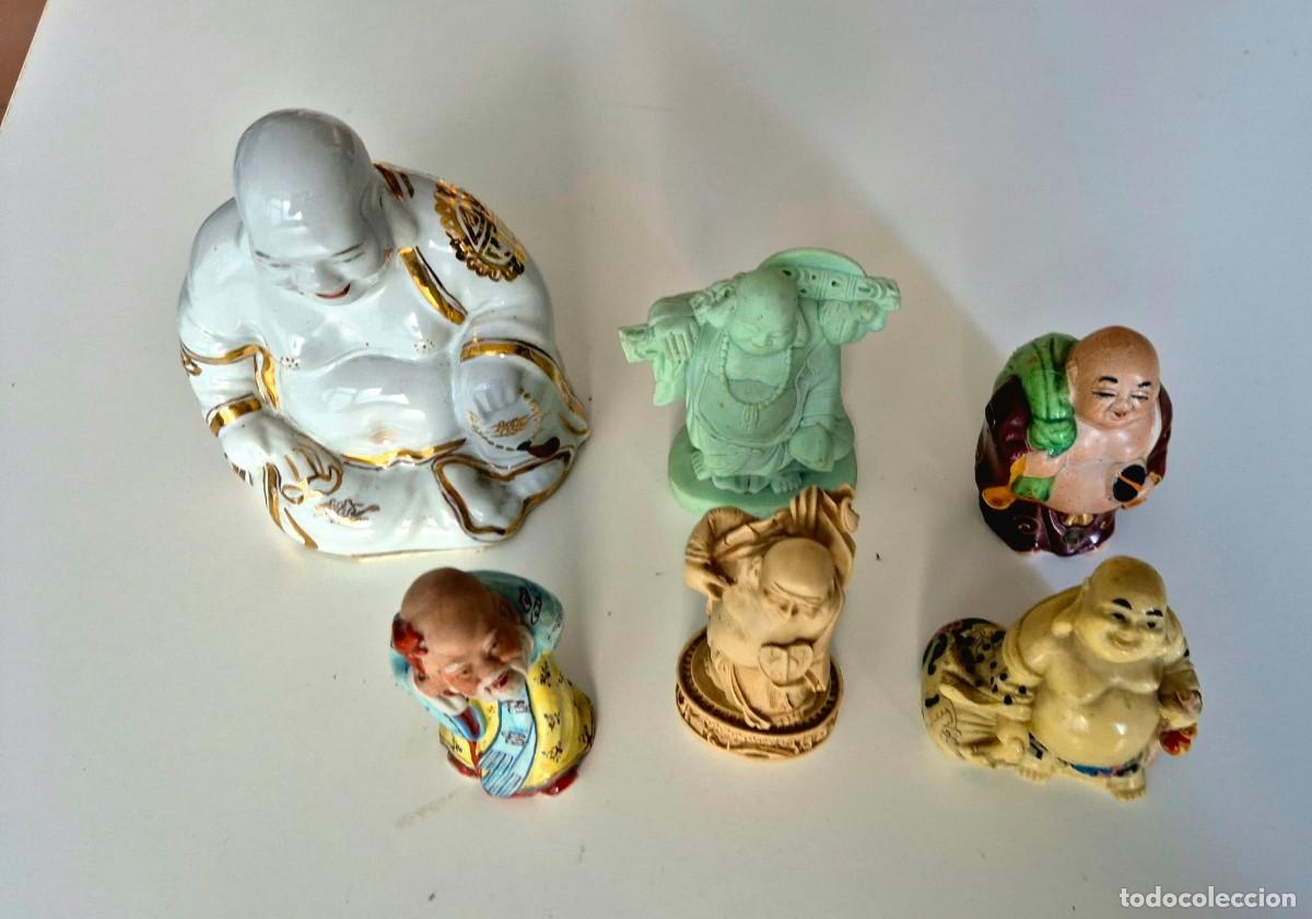 Antig&uuml;edades: Lote de 6 budas diferentes - Foto 4