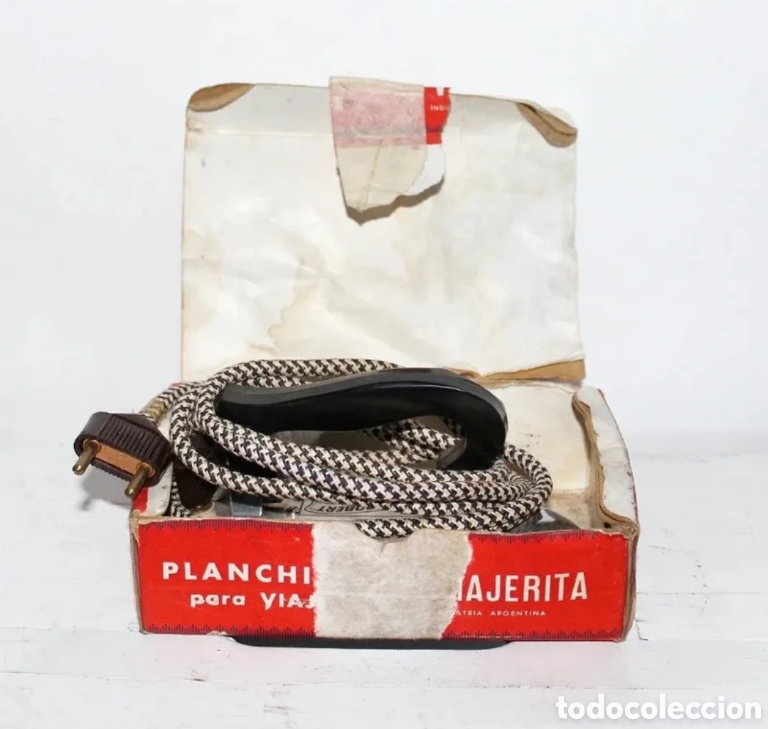 Antig&uuml;edades: Plancha de viaje Ant-Robert, d&eacute;cada de los 60, - Foto 5