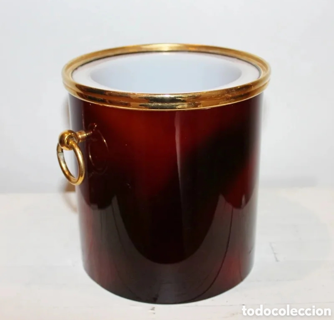 Antig&uuml;edades: Elegante cubitera vintage, a&ntilde;os 70