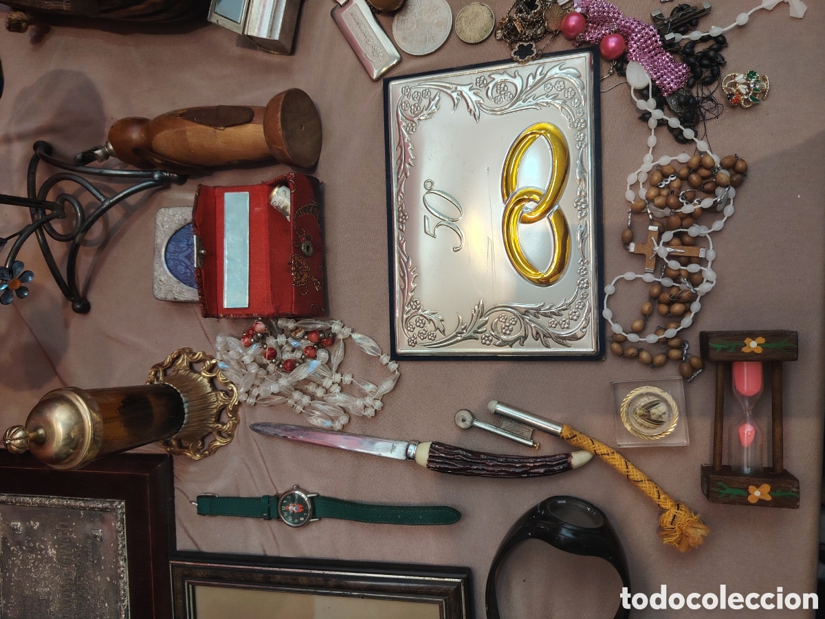 Antig&uuml;edades: Lote de cosas variadas - Foto 3