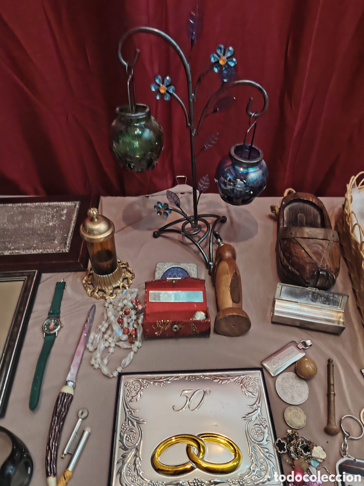 Antig&uuml;edades: Lote de cosas variadas - Foto 4