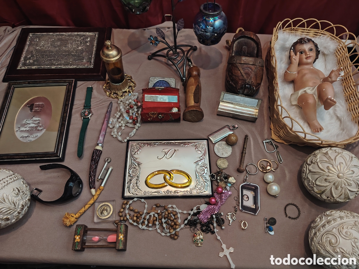 Antig&uuml;edades: Lote de cosas variadas - Foto 1
