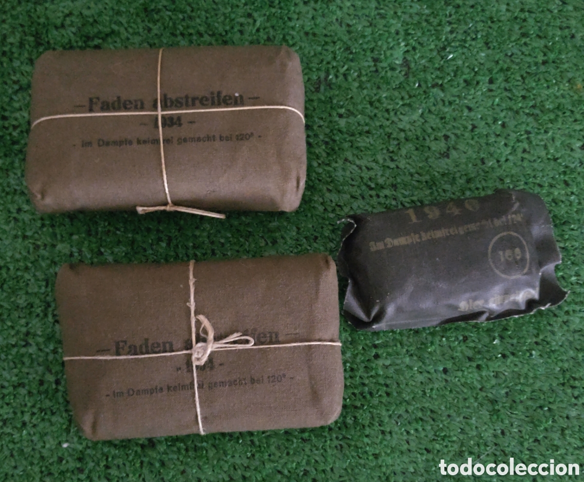 Antiques: Pack de 1&deg; auxilios de la wehrmacht alem&aacute;n de la WWII