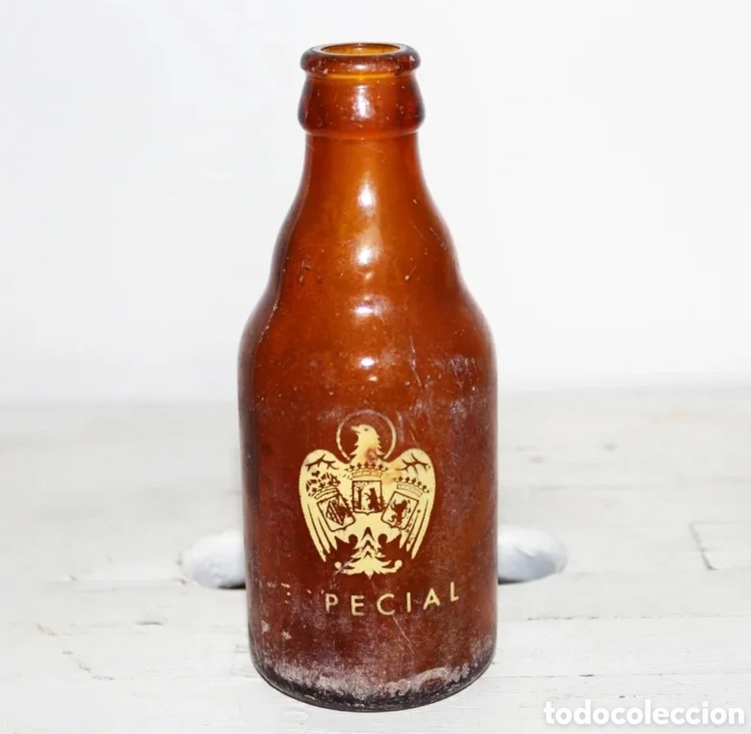 Antiques: Botella cerveza franquista El &Aacute;guila Especial 33cl