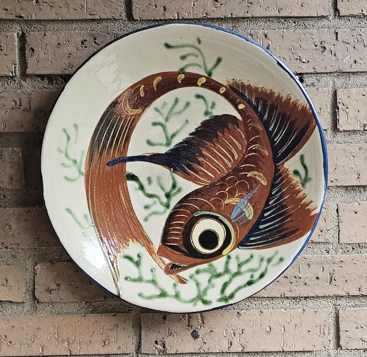 Antiques: PLATO CERAMICA PUIGDEMONT