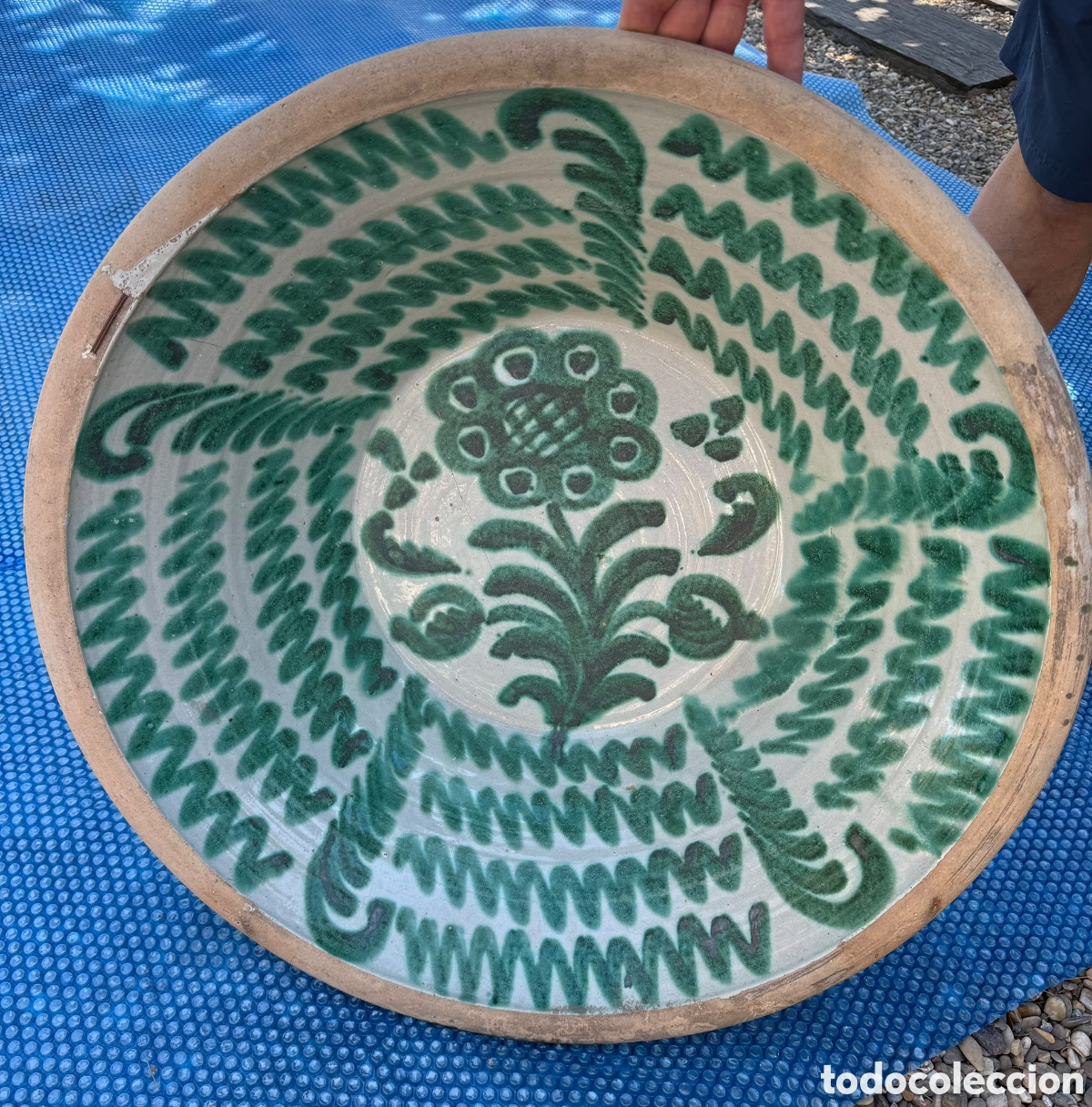 Antiques: Lebrillo fajalauza siglo xix