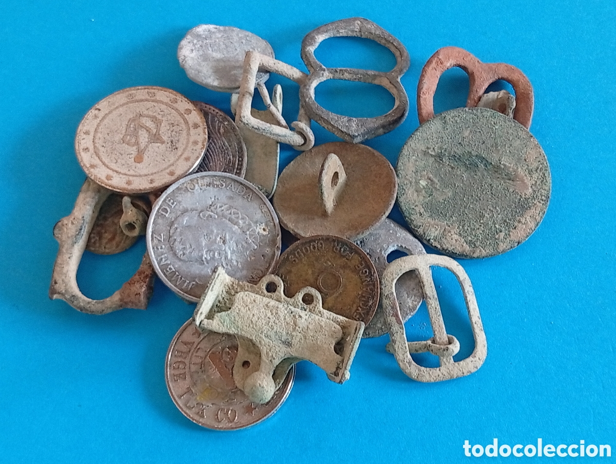 Antig&uuml;edades: Lote de objetos detector - Foto 1