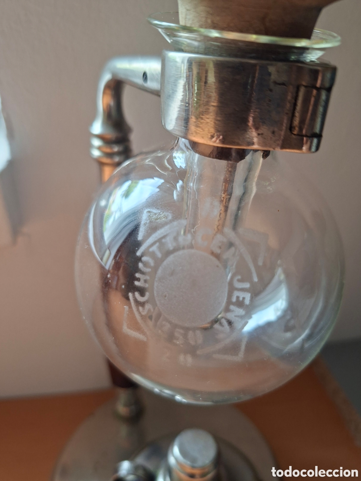 Antig&uuml;edades: Cafetera de vac&iacute;o antigua SCHOTT JENA (Completa y Funcional) - Foto 3