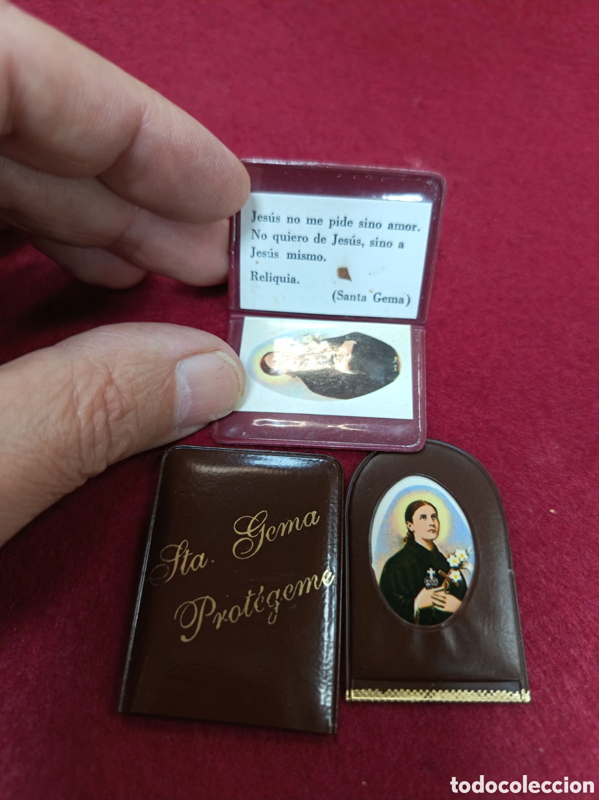 Antiquit&auml;ten: Reliquia y retrato Santa Gema