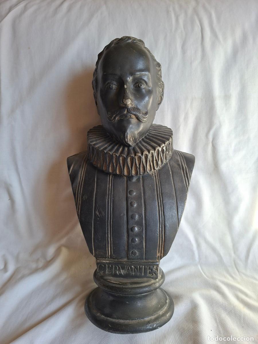Antig&uuml;edades: Busto Cervantes calamina