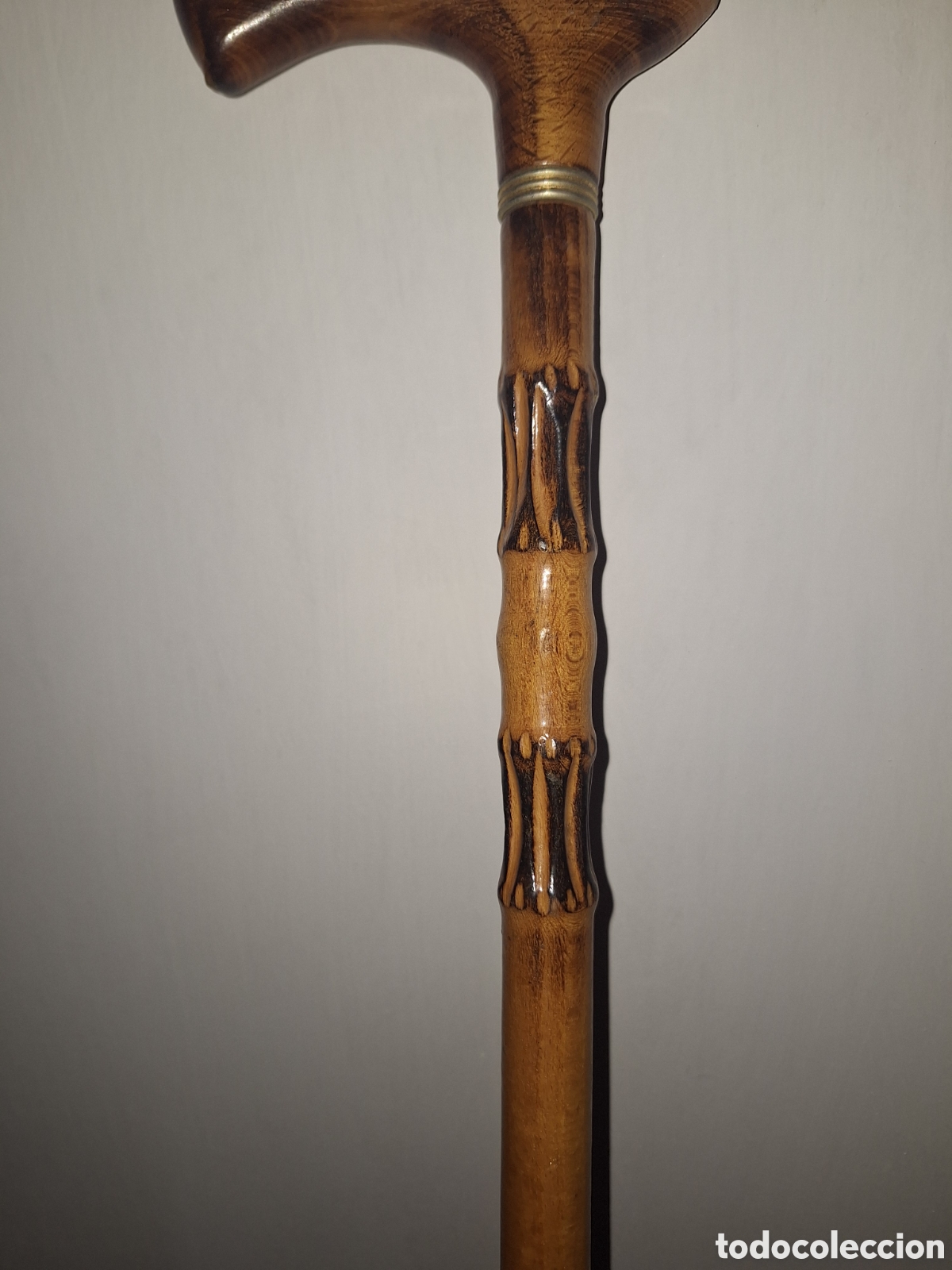 Antig&uuml;edades: Bastones madera tallado - Foto 2