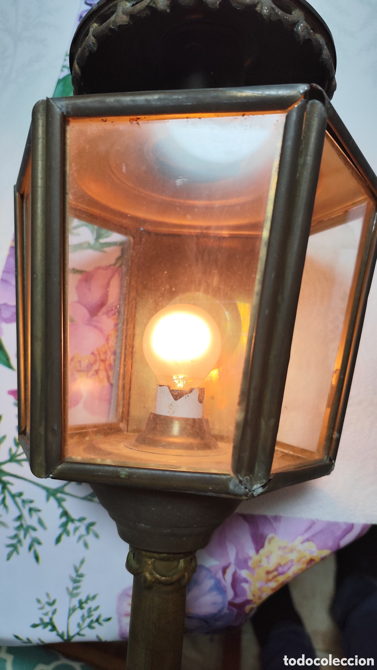Antig&uuml;edades: Gran Farol de Carruaje Antiguo - Foto 2